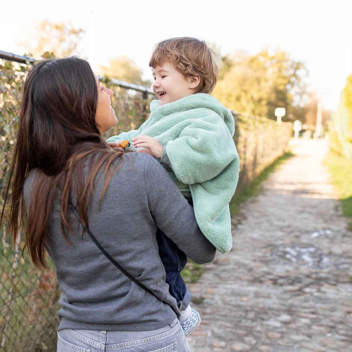 Bemini | Sage Softy Rain Poncho + Jersey 9-36M