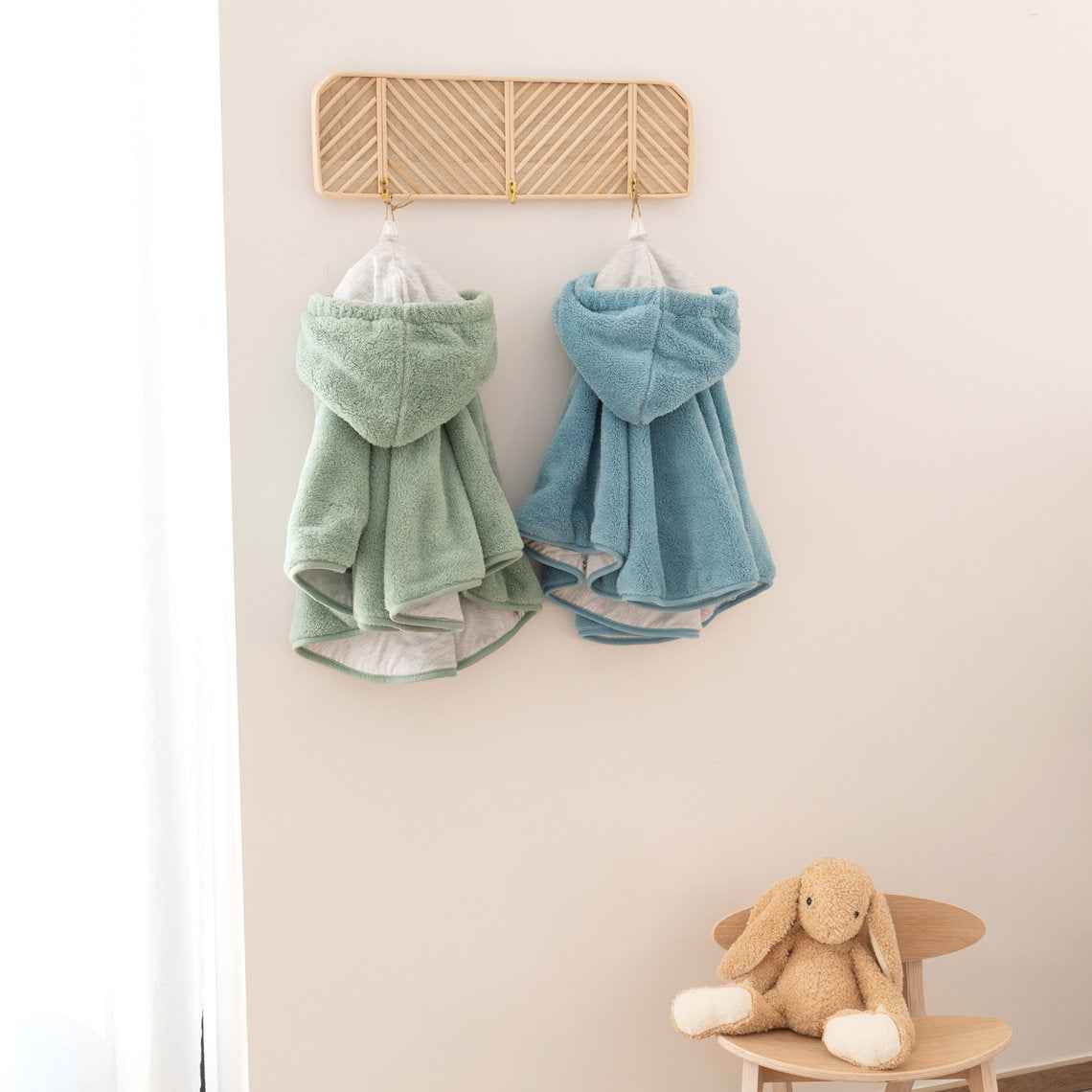 Bemini | Sage Softy Travel Poncho + Jersey 9-36M