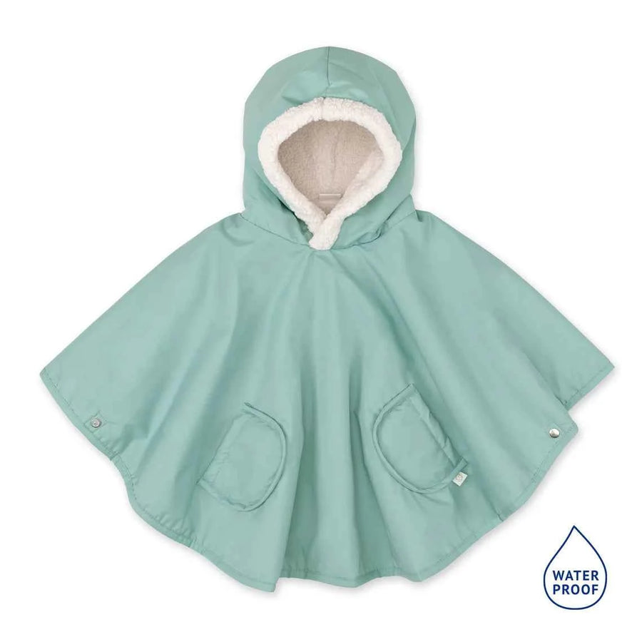 Bemini | Sage Waterproof Rain Poncho + Teddy 9-36M