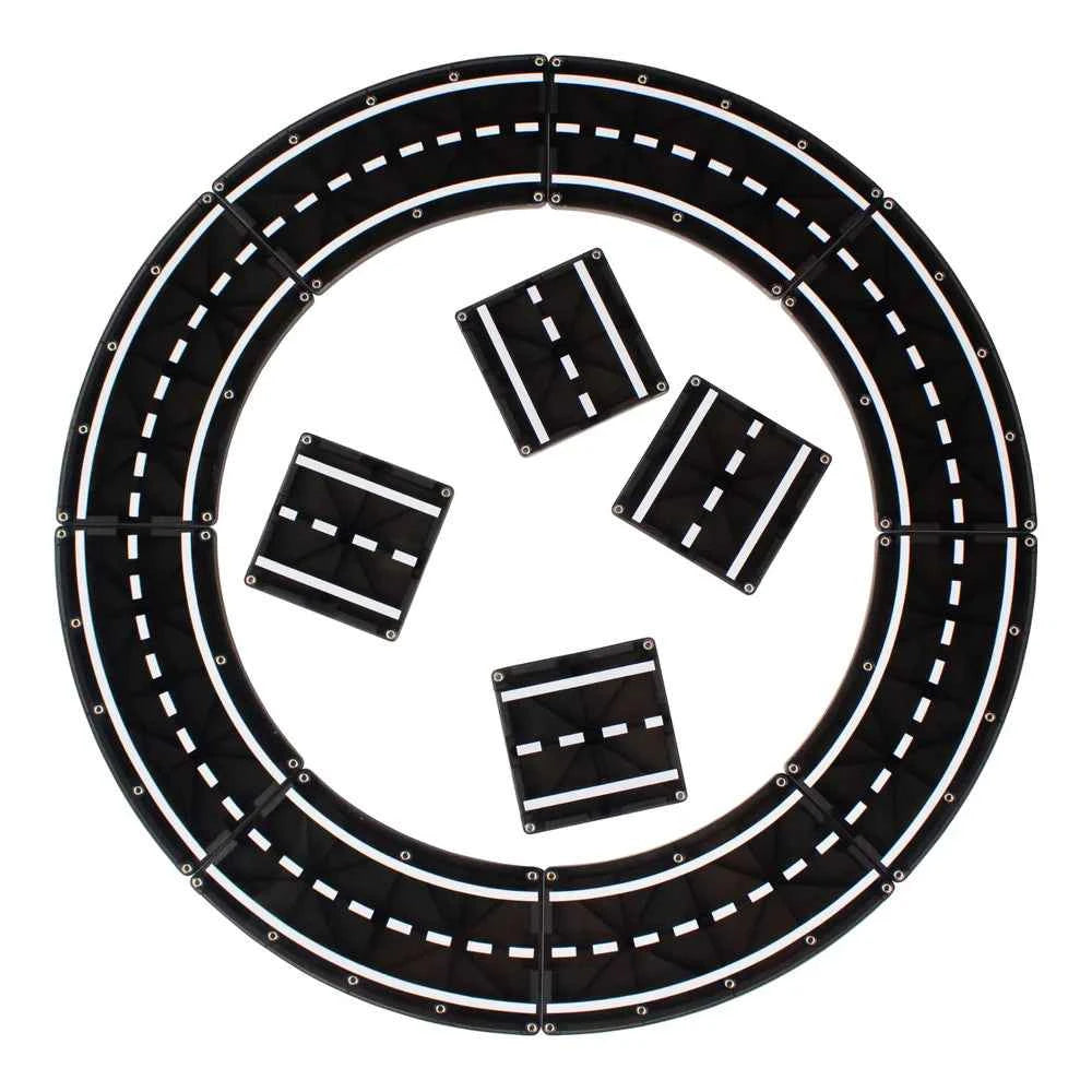Magna-Tiles | XTRAS Roads 12 Piece Set