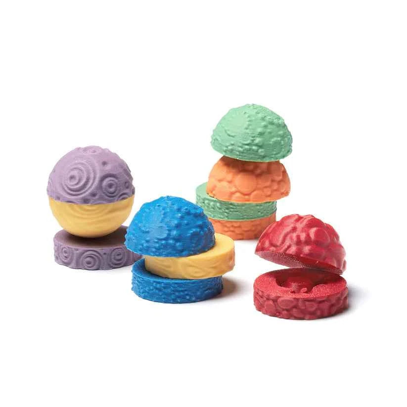 OchOch | Little Storytellers Rock Set Rainbow Sliced