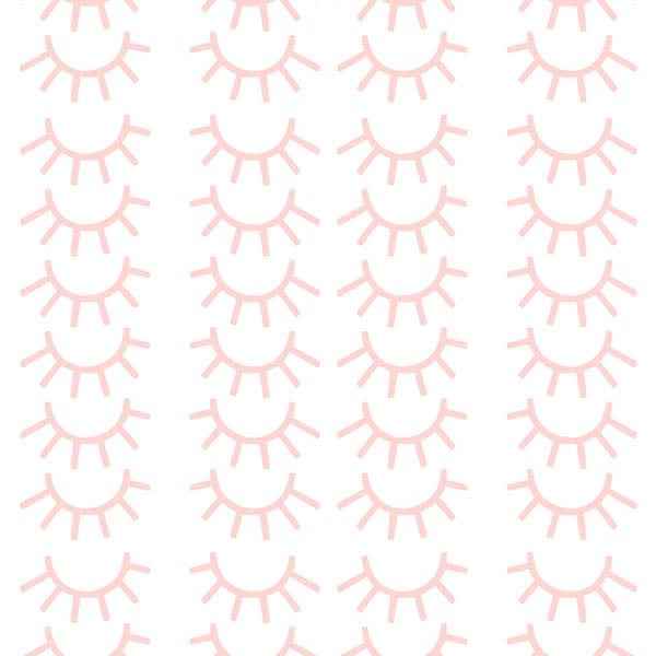 Muurstickers mini wimpers roze - PÃ¶m Le Bonhomme - set 72 stickers