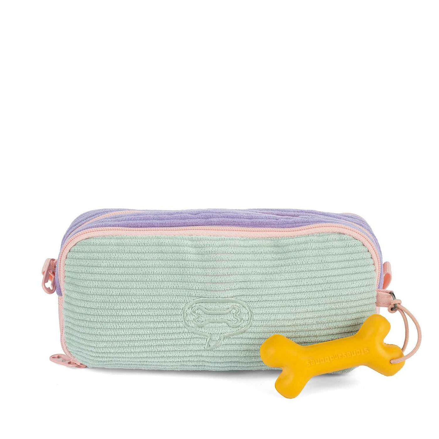 Stones and Bones | Rowan 2.0 Pencil Case - Corduroy Lavender + Aqua