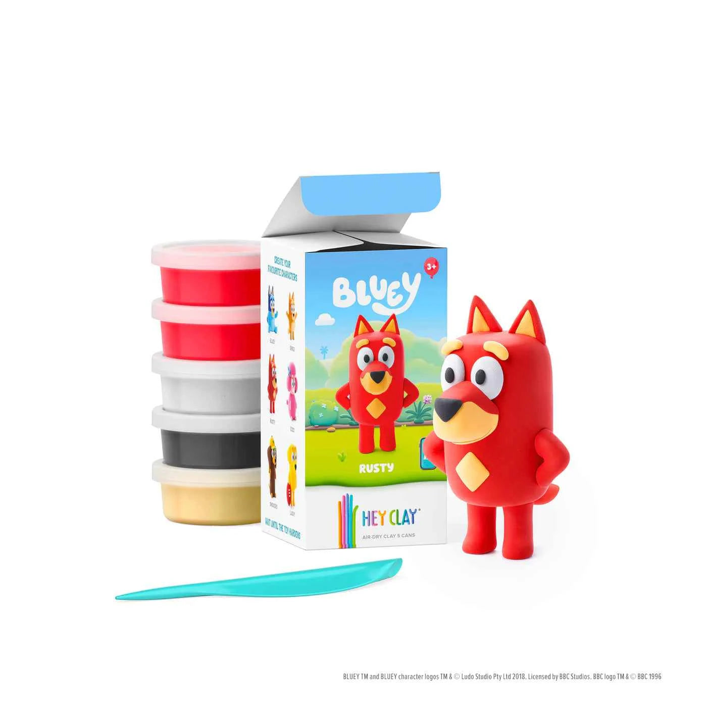 Hey Clay | Modeling Clay Bluey & Friends - Rusty