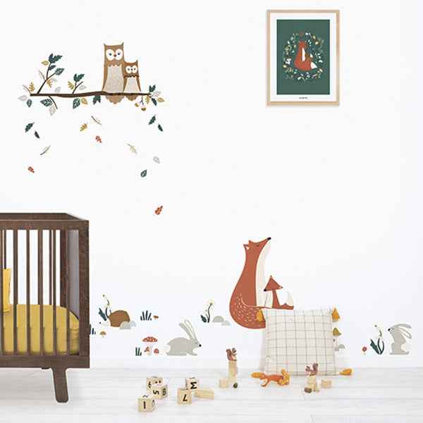 Lilipinso Forest Squirrel wall decals