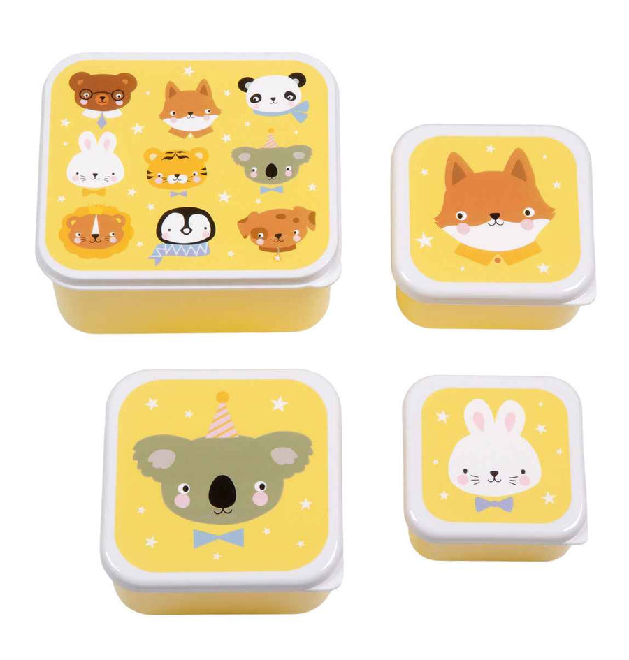 A Little Lovely Company | Lunch & Snack Box Set Dierenvriendjes