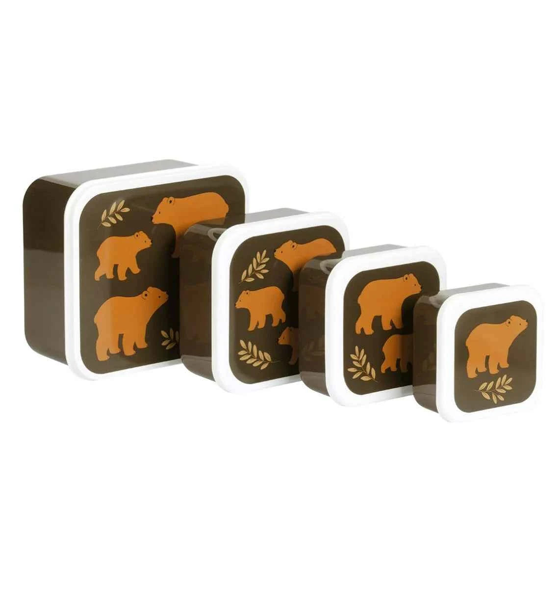 A Little Lovely Company | Lunch & Snack Box Set Bears