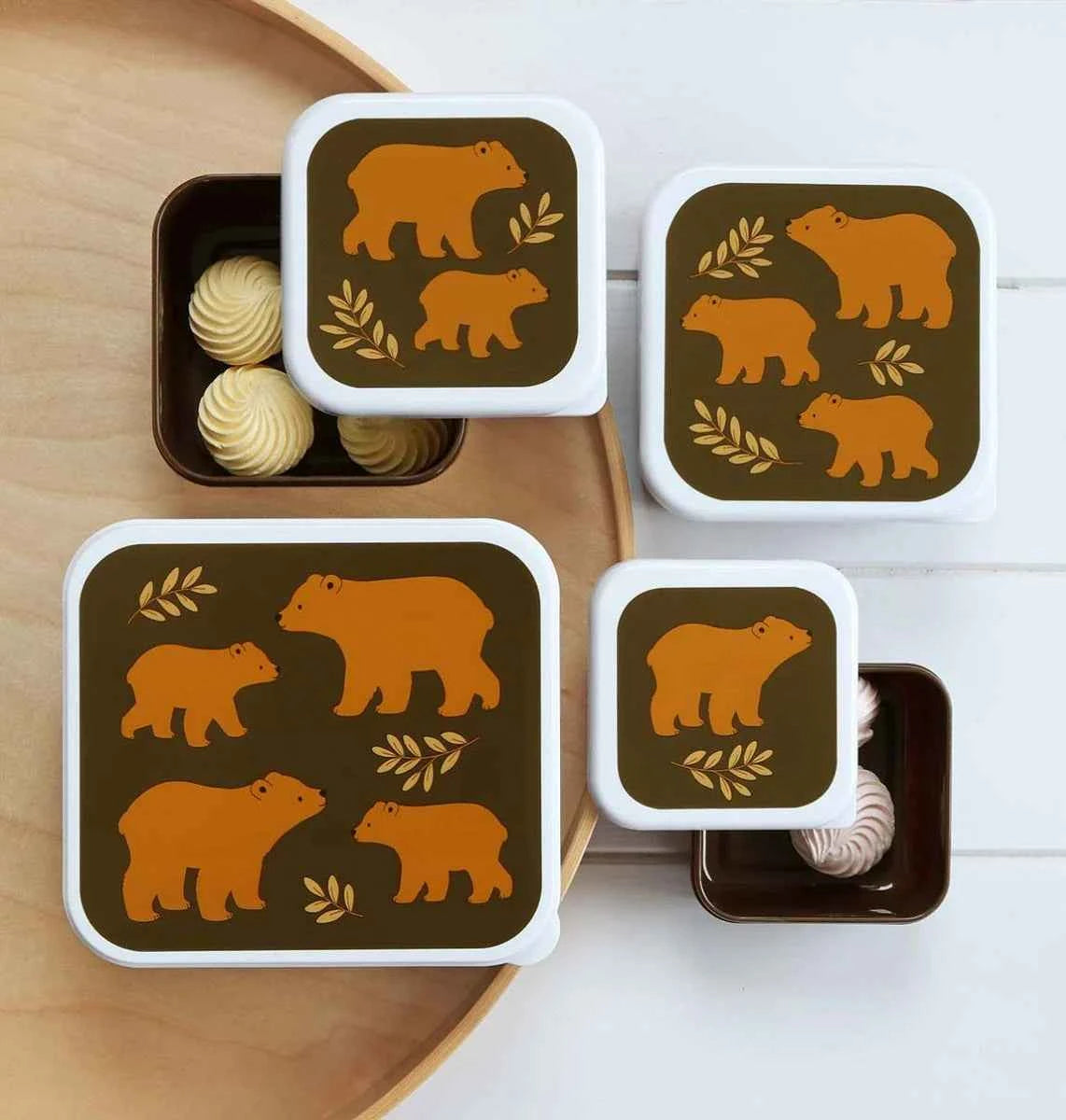 A Little Lovely Company | Lunch & Snack Box Set Bears
