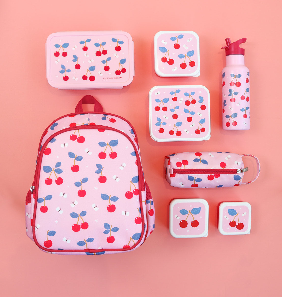 A Little Lovely Company | Lunch & Snack Box Set Kersen