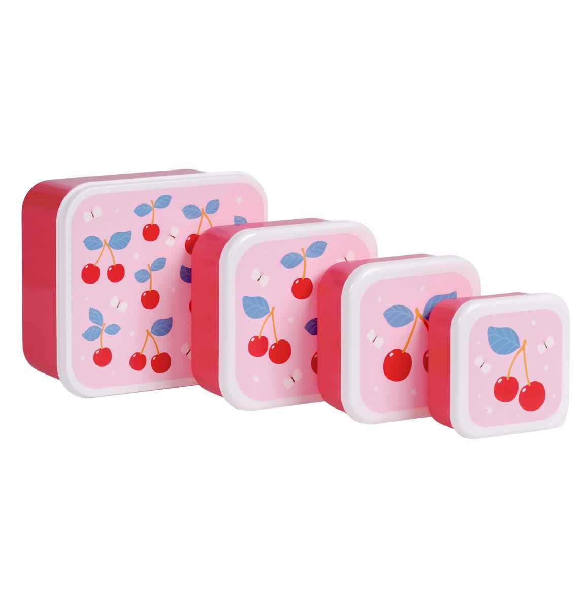 A Little Lovely Company | Lunch & Snack Box Set Cherries