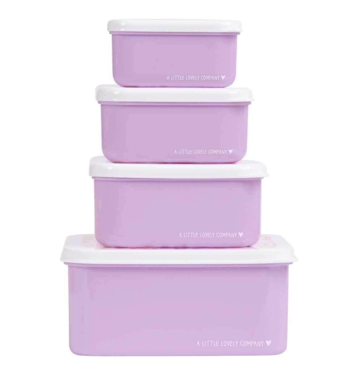 A Little Lovely Company | Lunch & Snack Box Set Bloementuin