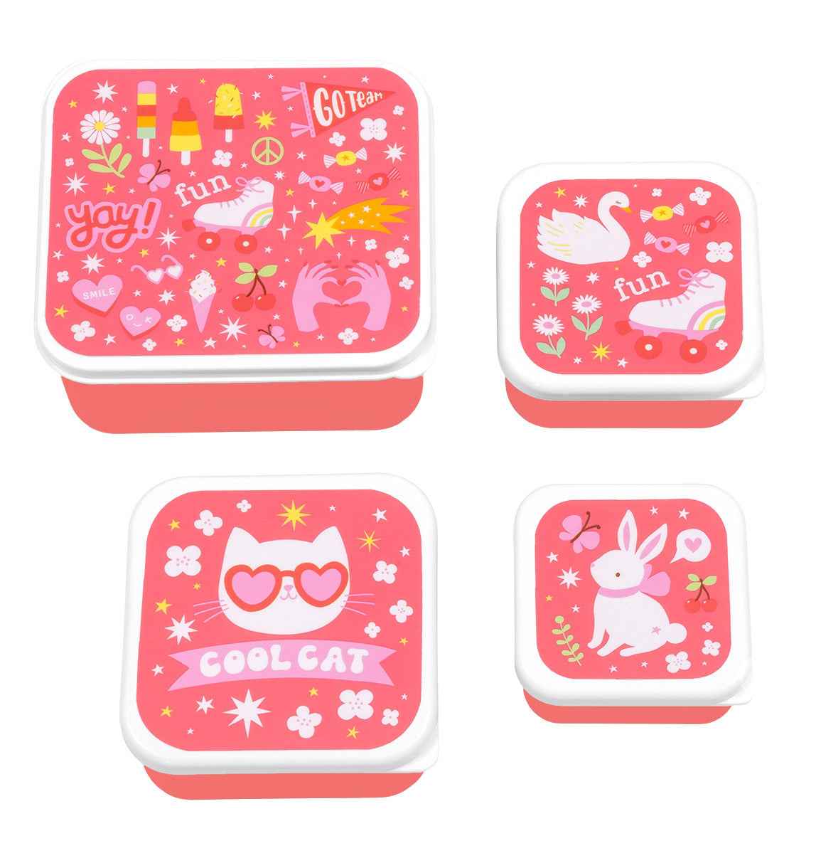 A Little Lovely Company | Fun Lunch & Snack Box Set