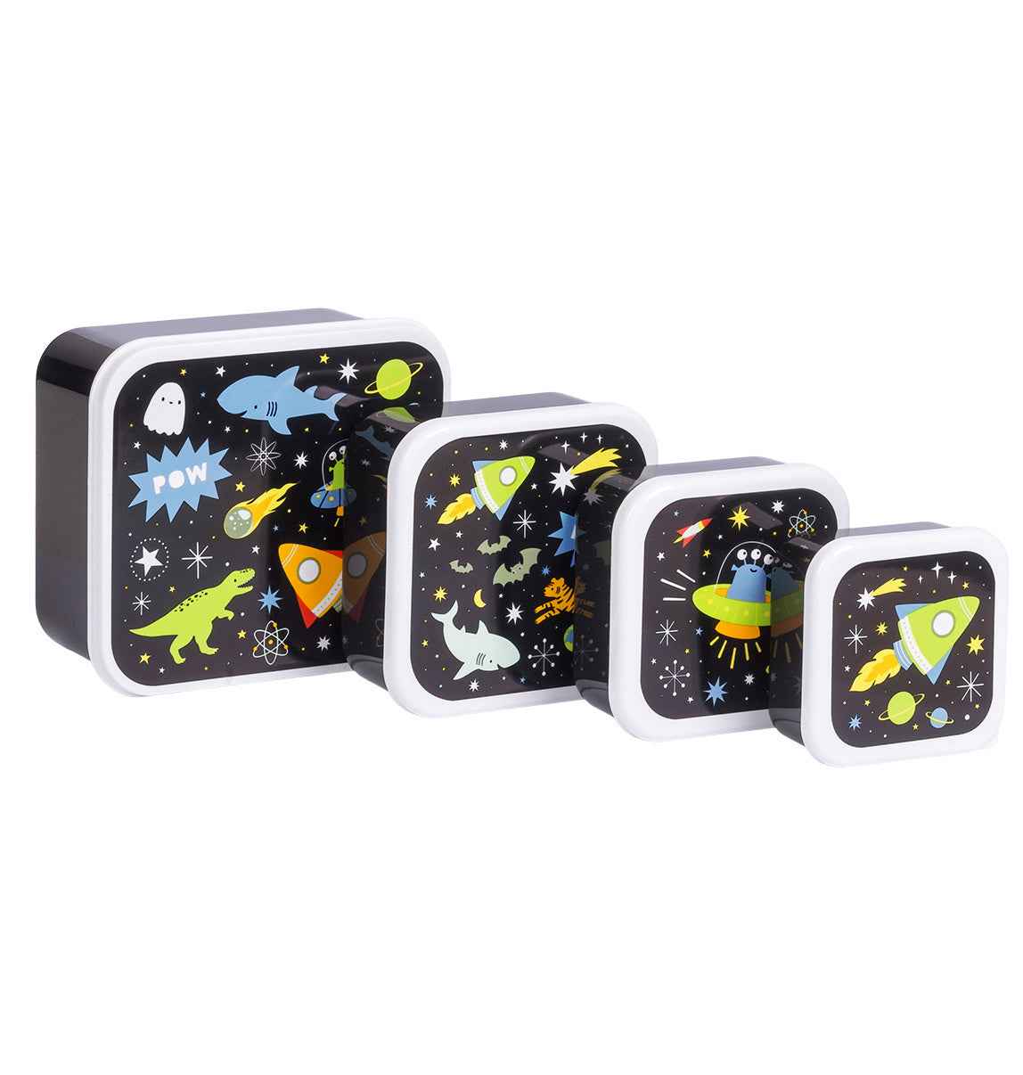 A Little Lovely Company | Lunch & Snack Box Set Galaxy