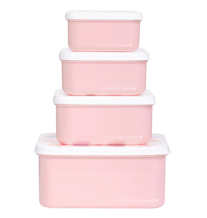 A Little Lovely Company | Lunch & Snack Box Set Hartjes