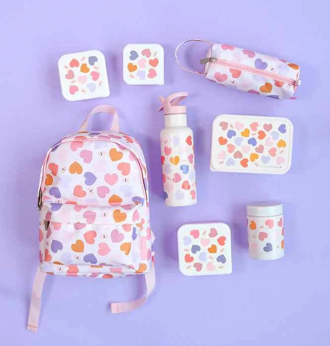 A Little Lovely Company | Lunch & Snack Box Set Little Hearts