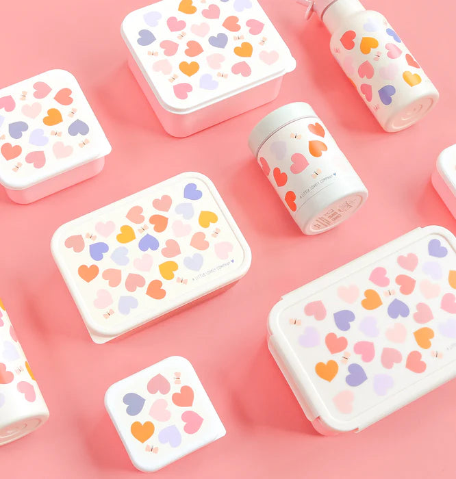 A Little Lovely Company | Lunch & Snack Box Set Hartjes