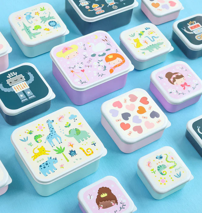 A Little Lovely Company | Lunch & Snack Box Set Jungle