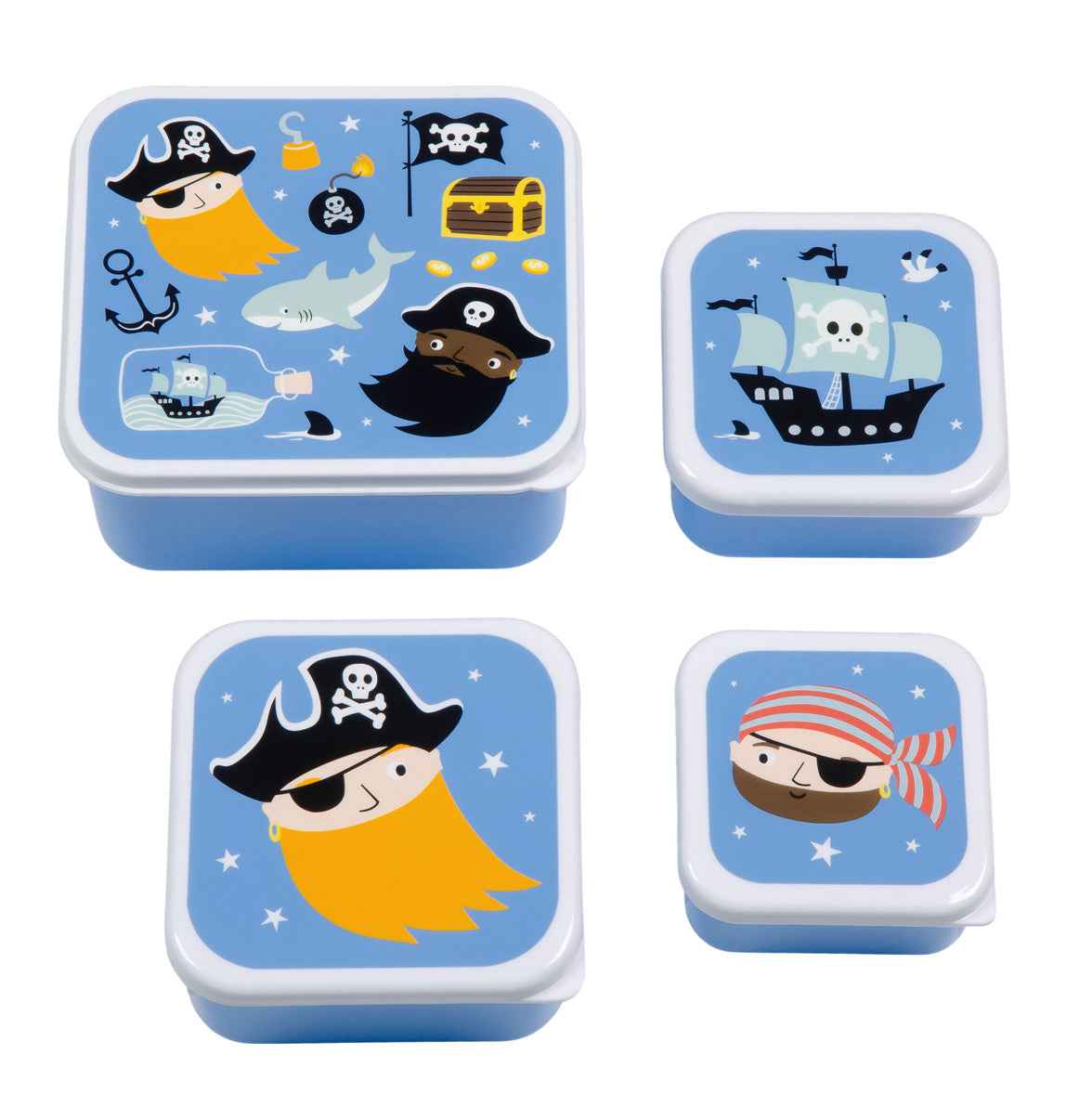 A Little Lovely Company | Lunch & Snack Box Set Pirates