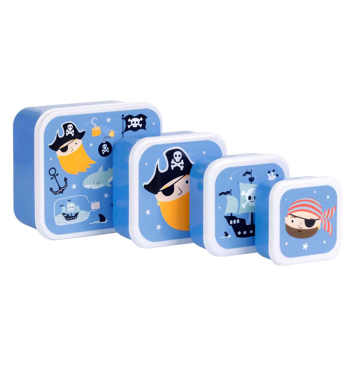 A Little Lovely Company | Lunch & Snack Box Set Pirates