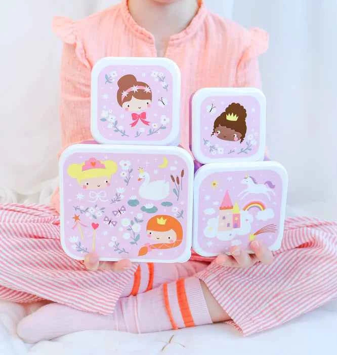 A Little Lovely Company | Princesses Lunch & Snack Box Set