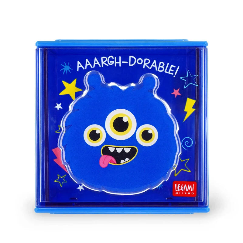 Legami | Stapelbare Opbergdoos Voor Op Het Bureau - Cutie Cube - Monster