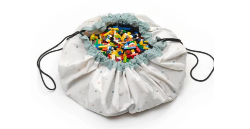 Play&Go | Original - Double Print Storage Bag and Play Mat World Map Colour