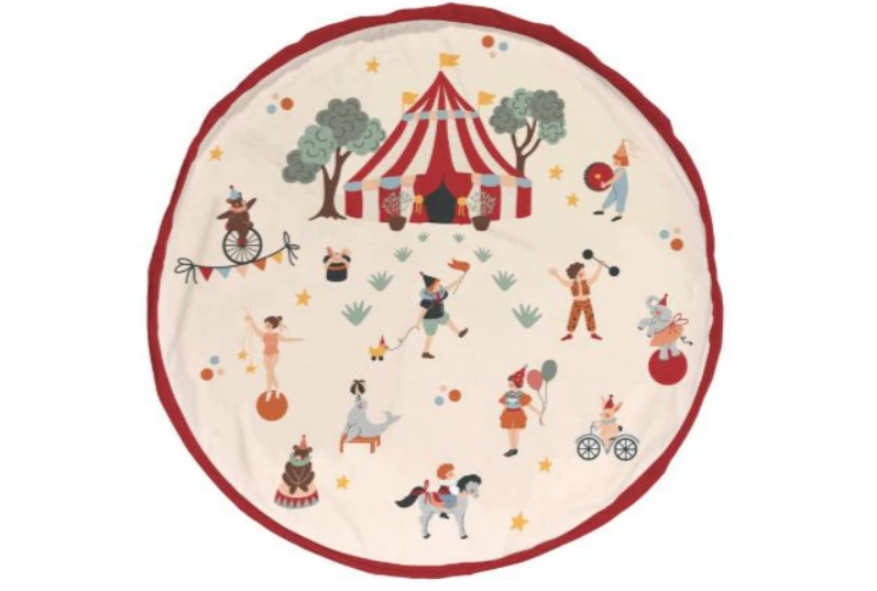 Play&Go | Original - Double Print Opbergzak En Speelmat Circus