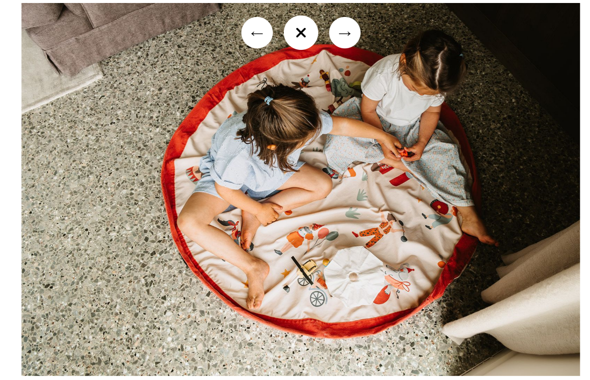 Play&Go | Original - Double Print Opbergzak En Speelmat Circus