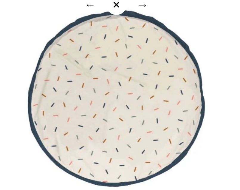 Play&Go | Original - Single Print Storage Bag and Play Mat Confetti