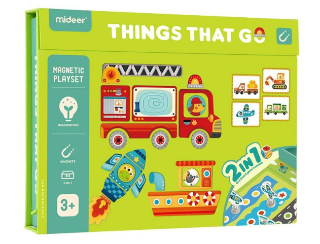 Mideer | Magnetische Speelset Dingen Die Rijden