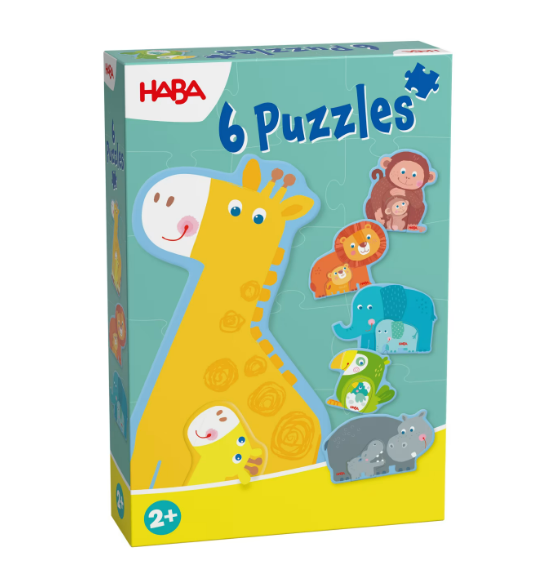 Haba | 6 First Animal Family Puzzles