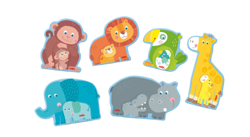 Haba | 6 First Animal Family Puzzles