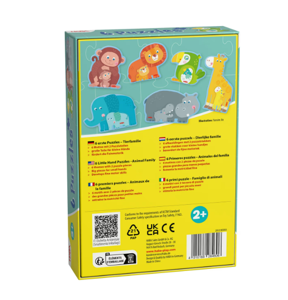 Haba | 6 First Animal Family Puzzles