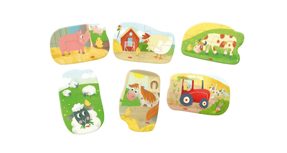 Haba | 6 Eerste Puzzels Boerderij