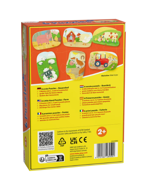 Haba | 6 Eerste Puzzels Boerderij