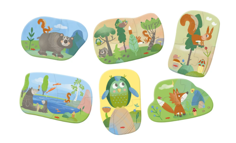 Haba | 6 First Puzzles  Forest Animals