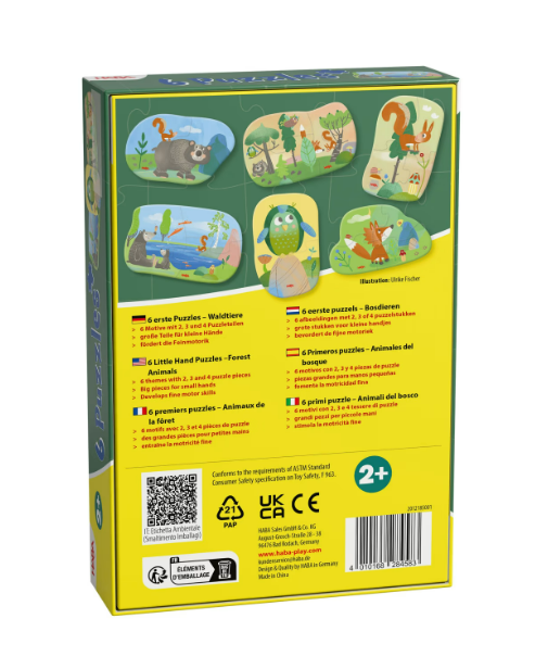 Haba | 6 First Puzzles Forest Animals