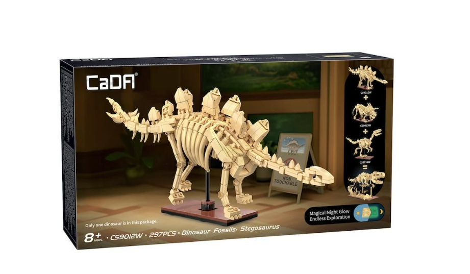 CaDA | Creative Series - Dinosaur Fossils Stegosaurus 297 Stuks