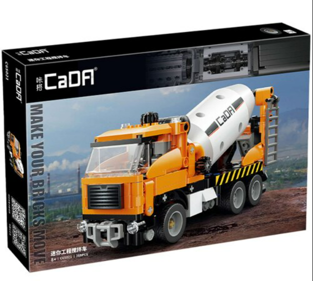 CaDA | Construction Series - MiNi Engineering Mixer Truck 368 Stuks