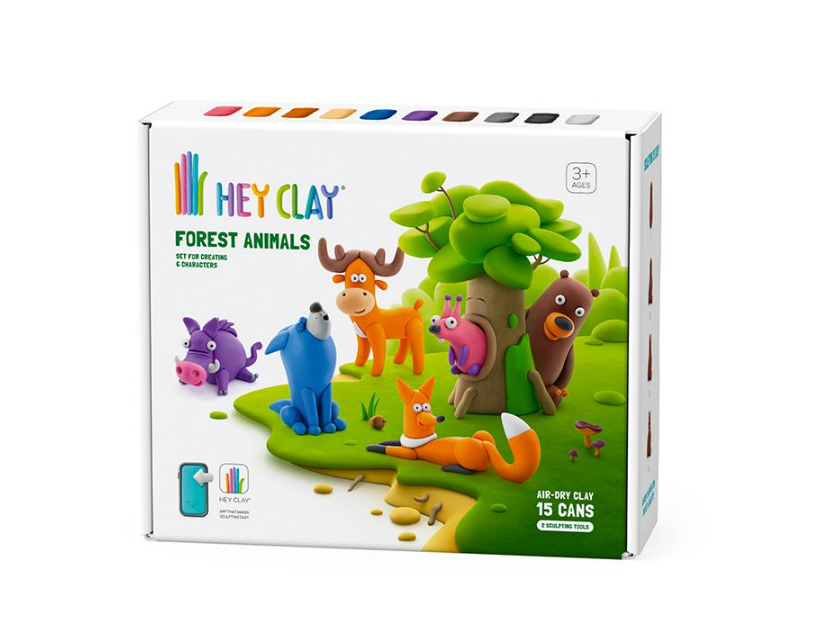 Hey Clay | Woodland Animal Modeling Clay
