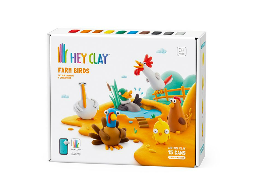 Hey Clay | Farm Bird Modeling Clay