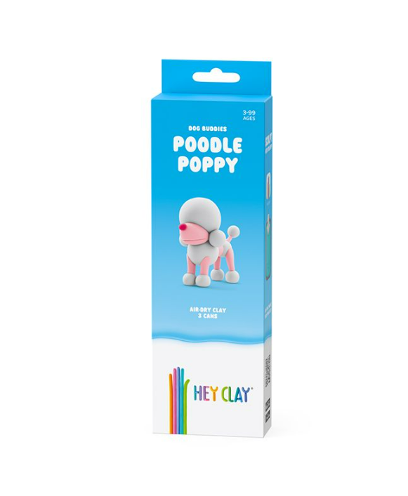 Hey Clay | Modeling Clay Dog Friends - Poodle Poppy