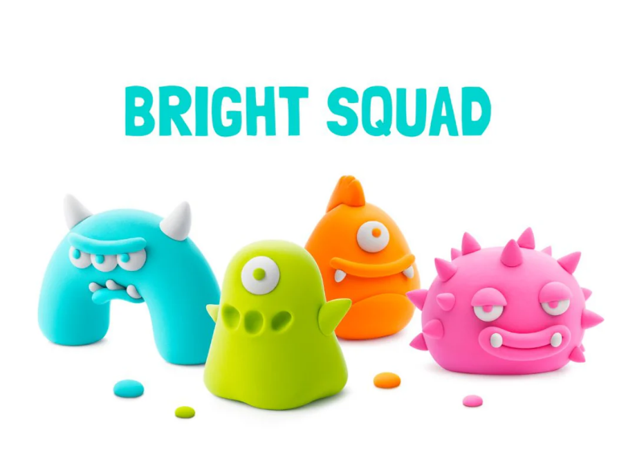 Hey Clay | Modeling Clay Bright Squad