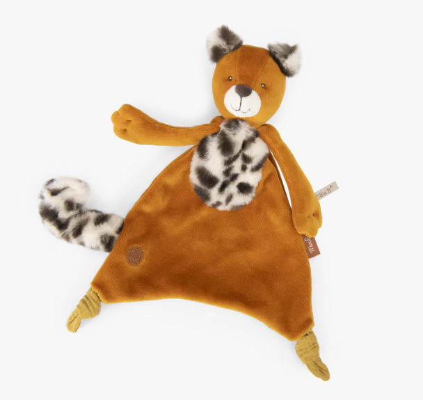 Moulin Roty  | La forÃªt Mawa TaÃ¯go Luipaard Knuffeldoek