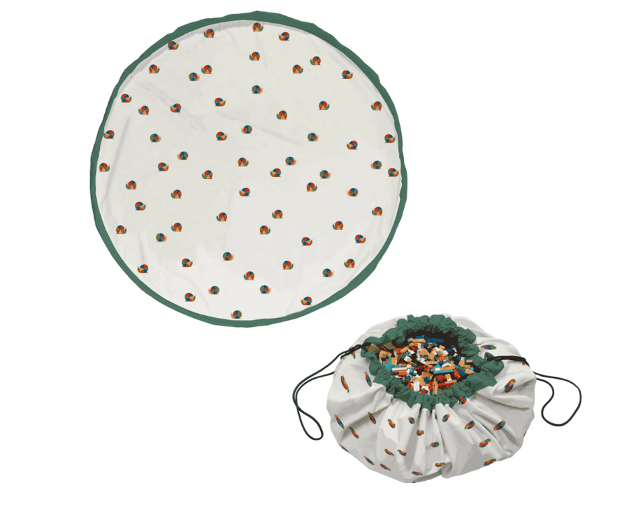 Play&Go | Original - Single Print Snail Storage Bag and Play Mat