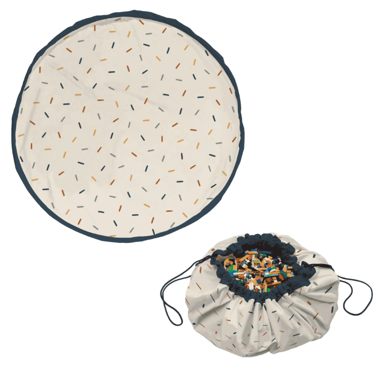 Play&Go | Original - Single Print Storage Bag and Play Mat Confetti