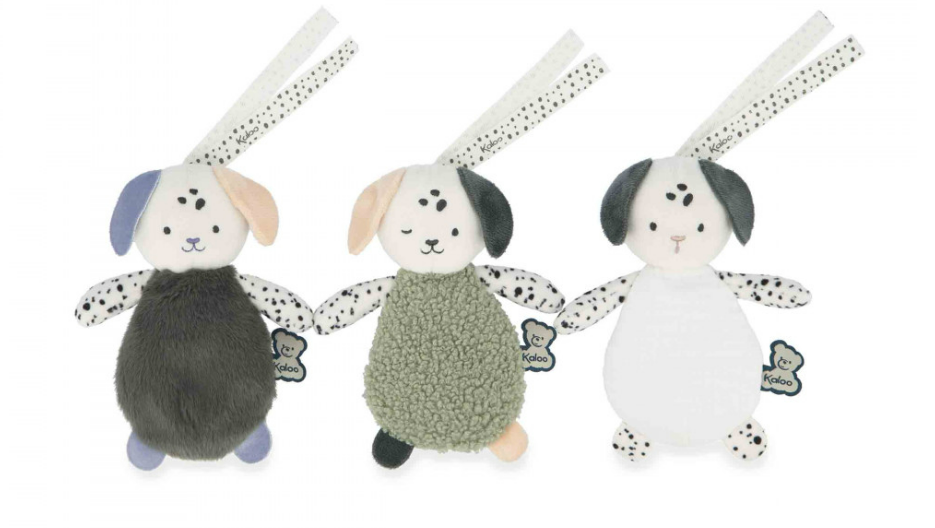Kaloo | Set Van 3 Zintuiglijke Puppy Knuffels Voor Baby's