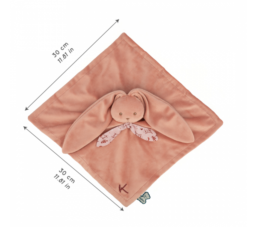 Kaloo | Knuffeldoekje Konijn Terracotta