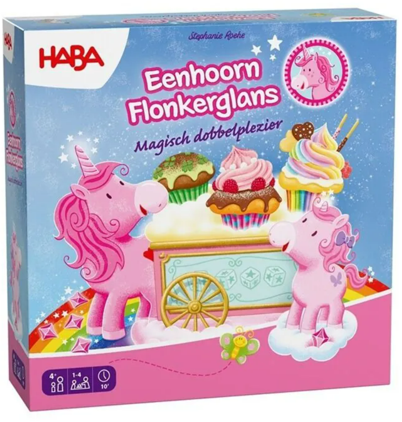 Haba | Spel Eenhoorn Flonkerglans Magisch Dobbelplezier