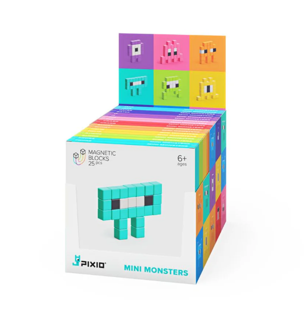 Pixio | Magnetische Blokken Story Series Mini Monsters Pin 28 Stuks